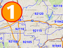 Select Zipcodes